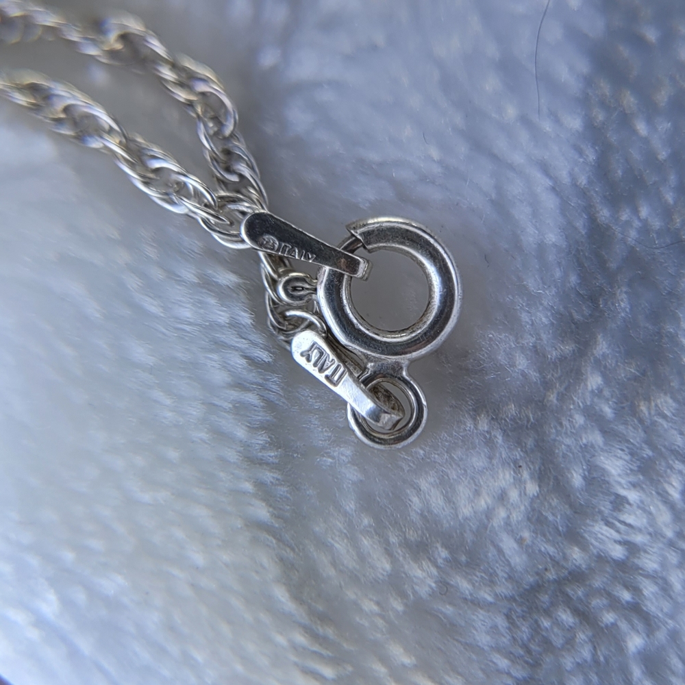 NWOT onyx pearl silver cross necklace - Picture 5 of 8